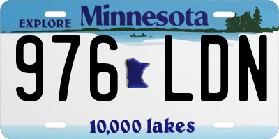 MN license plate 976LDN