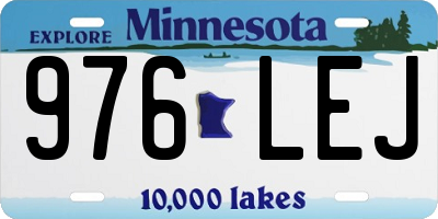 MN license plate 976LEJ