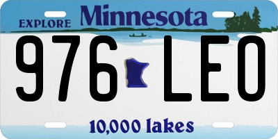 MN license plate 976LEO