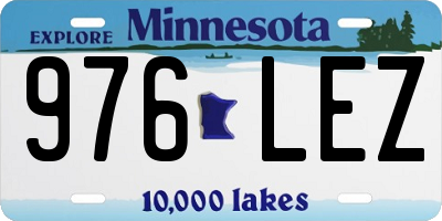 MN license plate 976LEZ