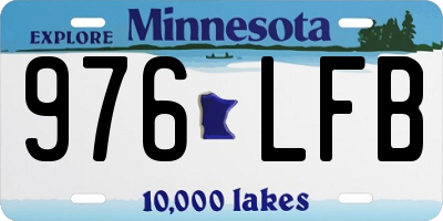 MN license plate 976LFB