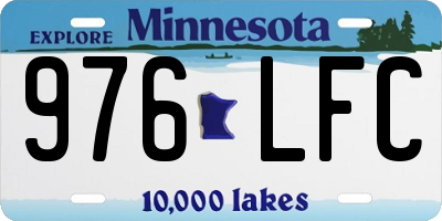 MN license plate 976LFC