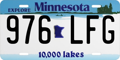 MN license plate 976LFG