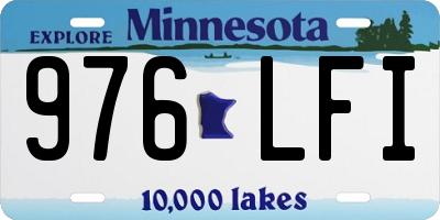 MN license plate 976LFI