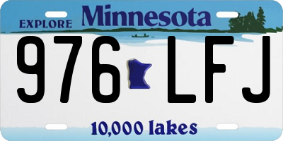 MN license plate 976LFJ