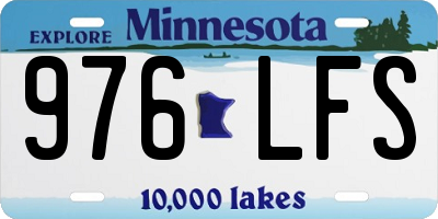 MN license plate 976LFS