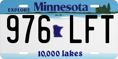 MN license plate 976LFT