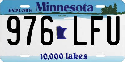 MN license plate 976LFU