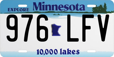 MN license plate 976LFV