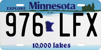 MN license plate 976LFX