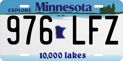 MN license plate 976LFZ