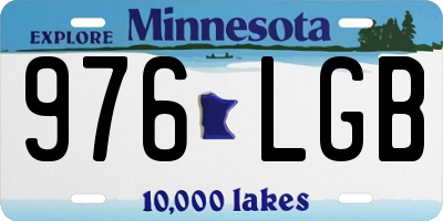 MN license plate 976LGB