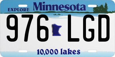 MN license plate 976LGD