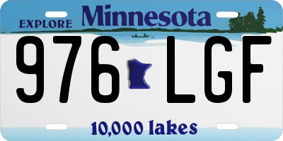 MN license plate 976LGF