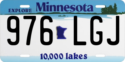 MN license plate 976LGJ