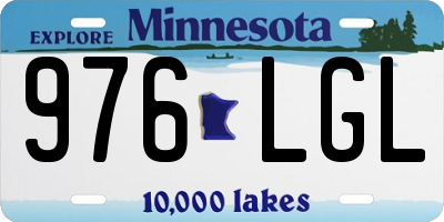 MN license plate 976LGL