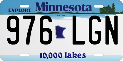 MN license plate 976LGN