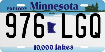MN license plate 976LGQ