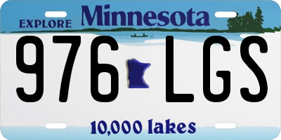 MN license plate 976LGS