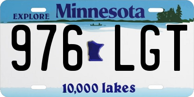 MN license plate 976LGT