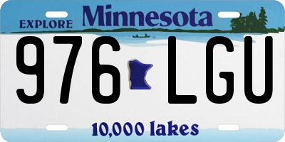 MN license plate 976LGU