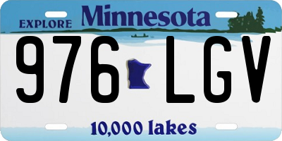 MN license plate 976LGV