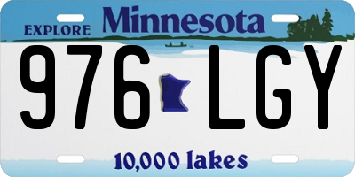 MN license plate 976LGY