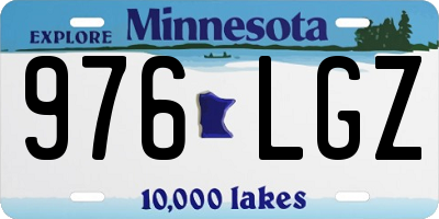 MN license plate 976LGZ