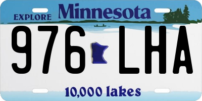 MN license plate 976LHA