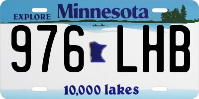 MN license plate 976LHB