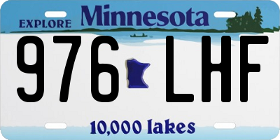MN license plate 976LHF