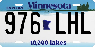 MN license plate 976LHL