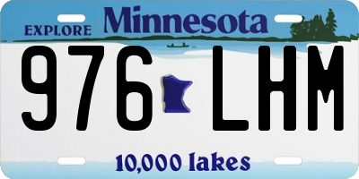 MN license plate 976LHM