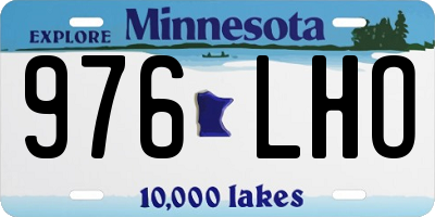 MN license plate 976LHO