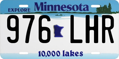 MN license plate 976LHR