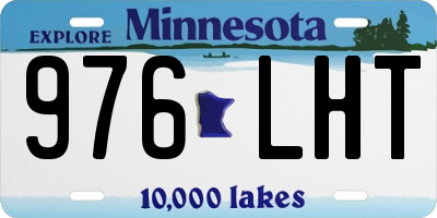 MN license plate 976LHT