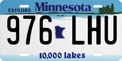 MN license plate 976LHU