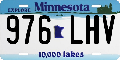 MN license plate 976LHV