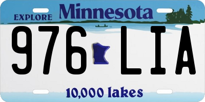 MN license plate 976LIA