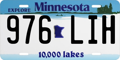 MN license plate 976LIH