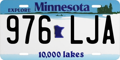 MN license plate 976LJA