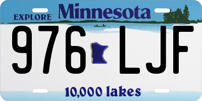 MN license plate 976LJF