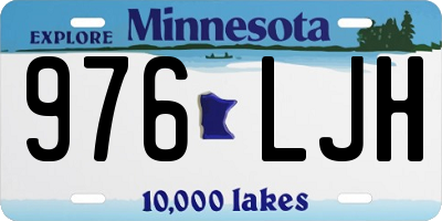 MN license plate 976LJH