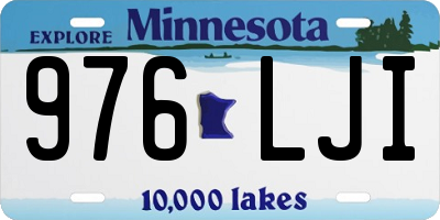 MN license plate 976LJI