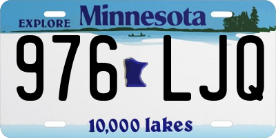 MN license plate 976LJQ