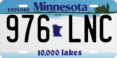 MN license plate 976LNC