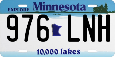 MN license plate 976LNH