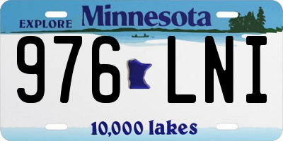 MN license plate 976LNI