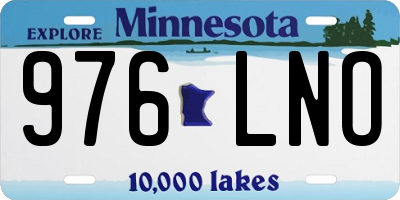 MN license plate 976LNO