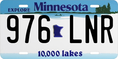 MN license plate 976LNR